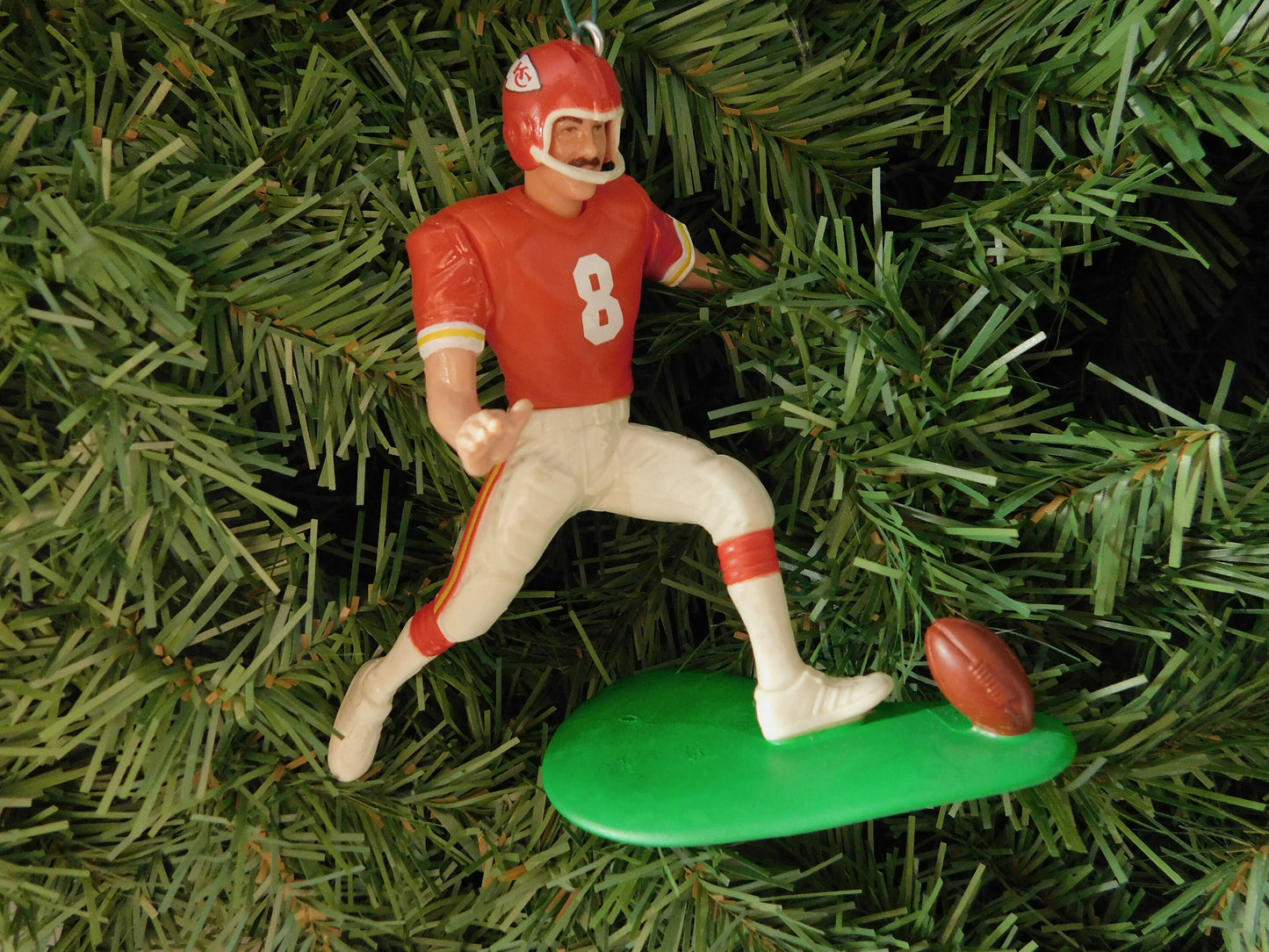 Nick Lowery KANSAS CITY CHIEFS Christmas tree ornament xmas nfl football figure unique gift