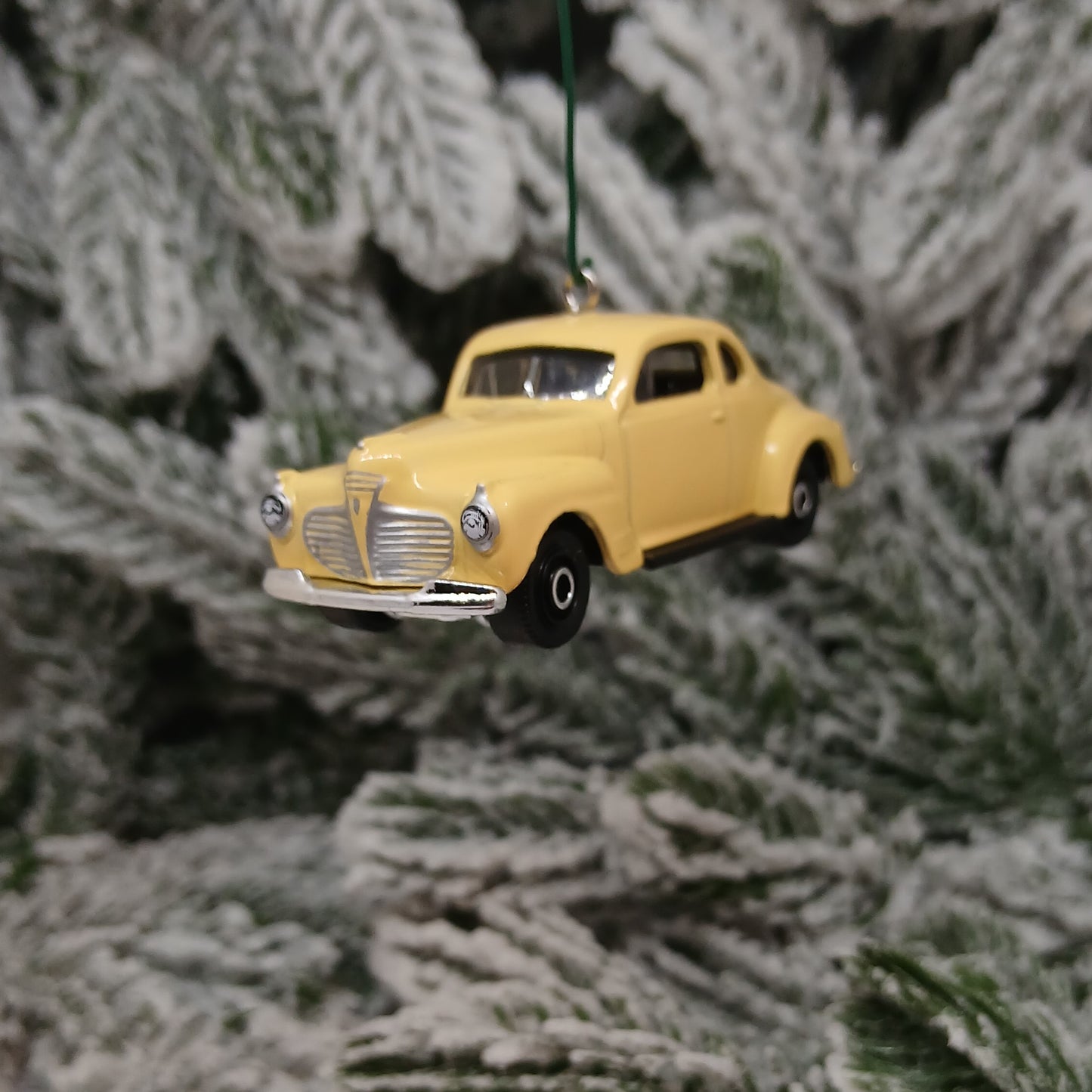 1941 Plymouth Coupe Ornament Christmas Tree Decoration Gift Idea Yellow