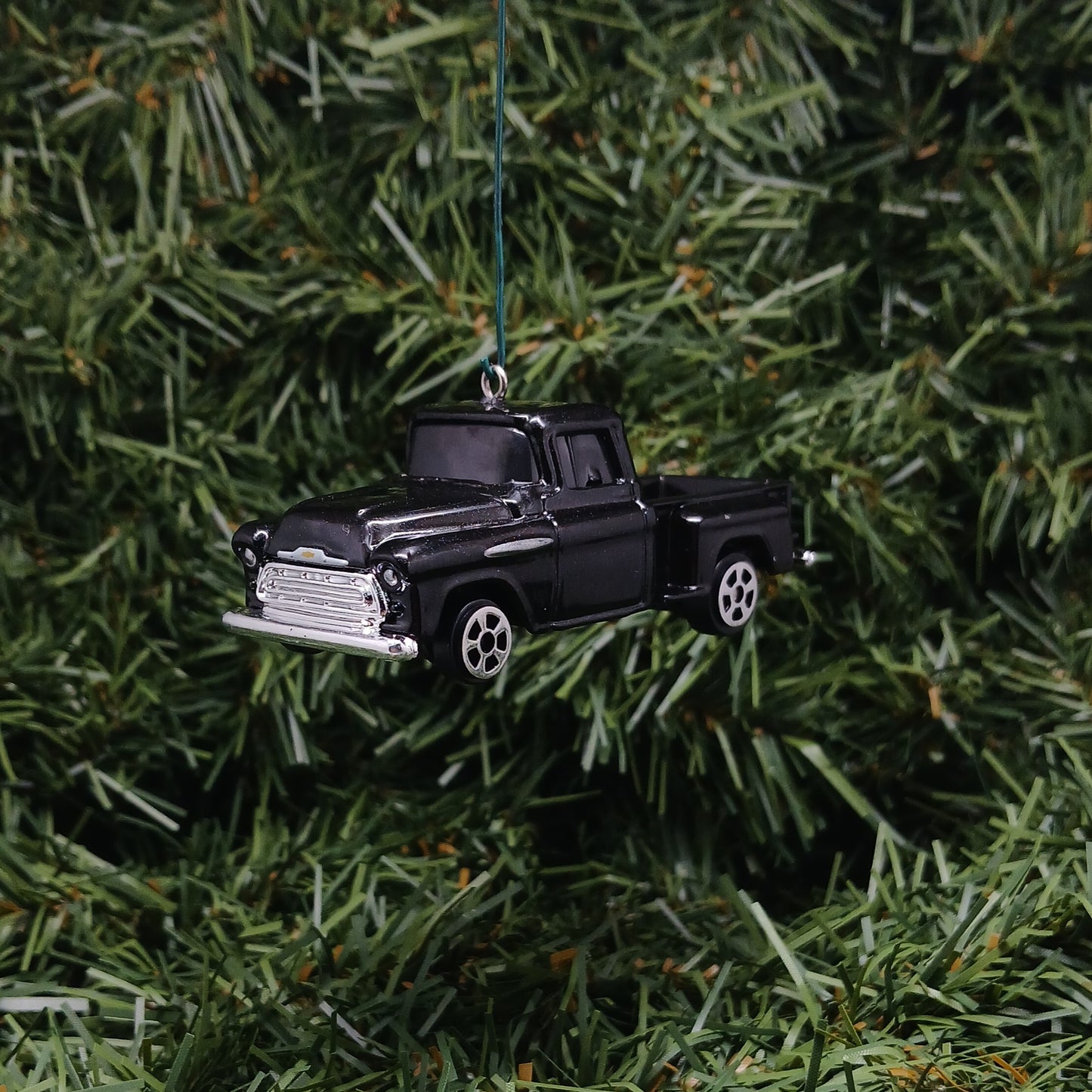 Chevy 1957 Truck Ornament Christmas Gift Idea Chevrolet Pickup Xmas Tree Decoration Black