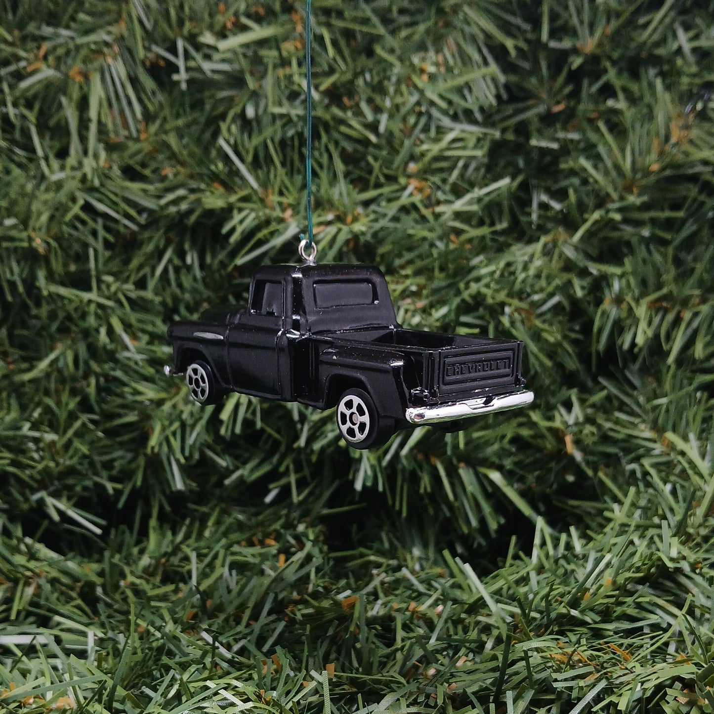 Chevy 1957 Truck Ornament Christmas Gift Idea Chevrolet Pickup Xmas Tree Decoration Black