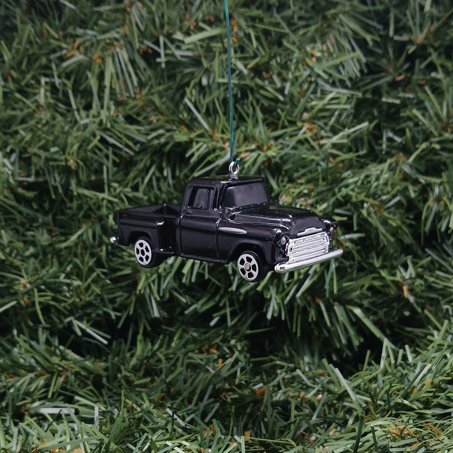 Chevy 1957 Truck Ornament Christmas Gift Idea Chevrolet Pickup Xmas Tree Decoration Black