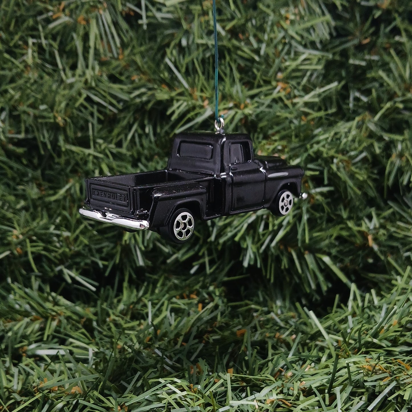 Chevy 1957 Truck Ornament Christmas Gift Idea Chevrolet Pickup Xmas Tree Decoration Black