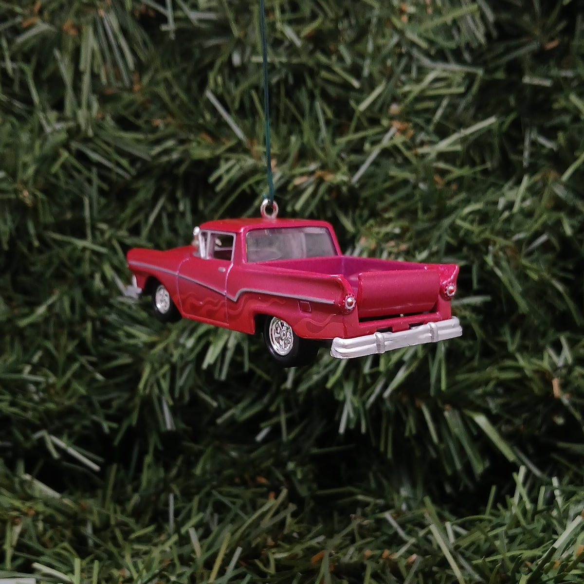 Ford 1957 Ranchero Ornament Christmas Gift Unique Car Xmas Tree Decoration Red