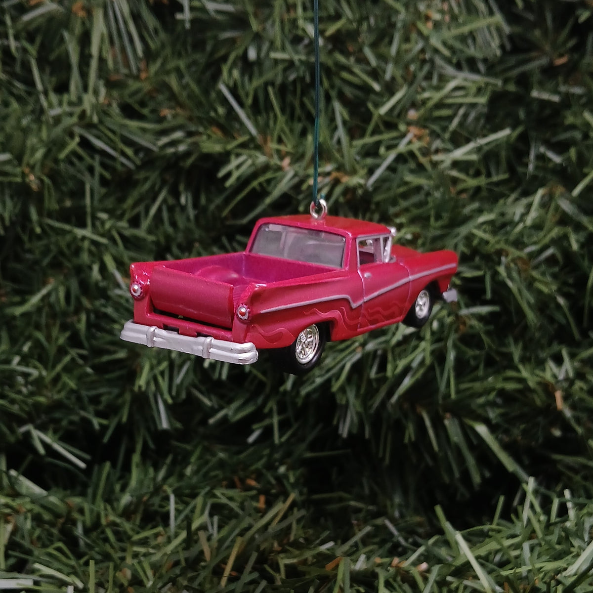 Ford 1957 Ranchero Ornament Christmas Gift Unique Car Xmas Tree Decoration Red