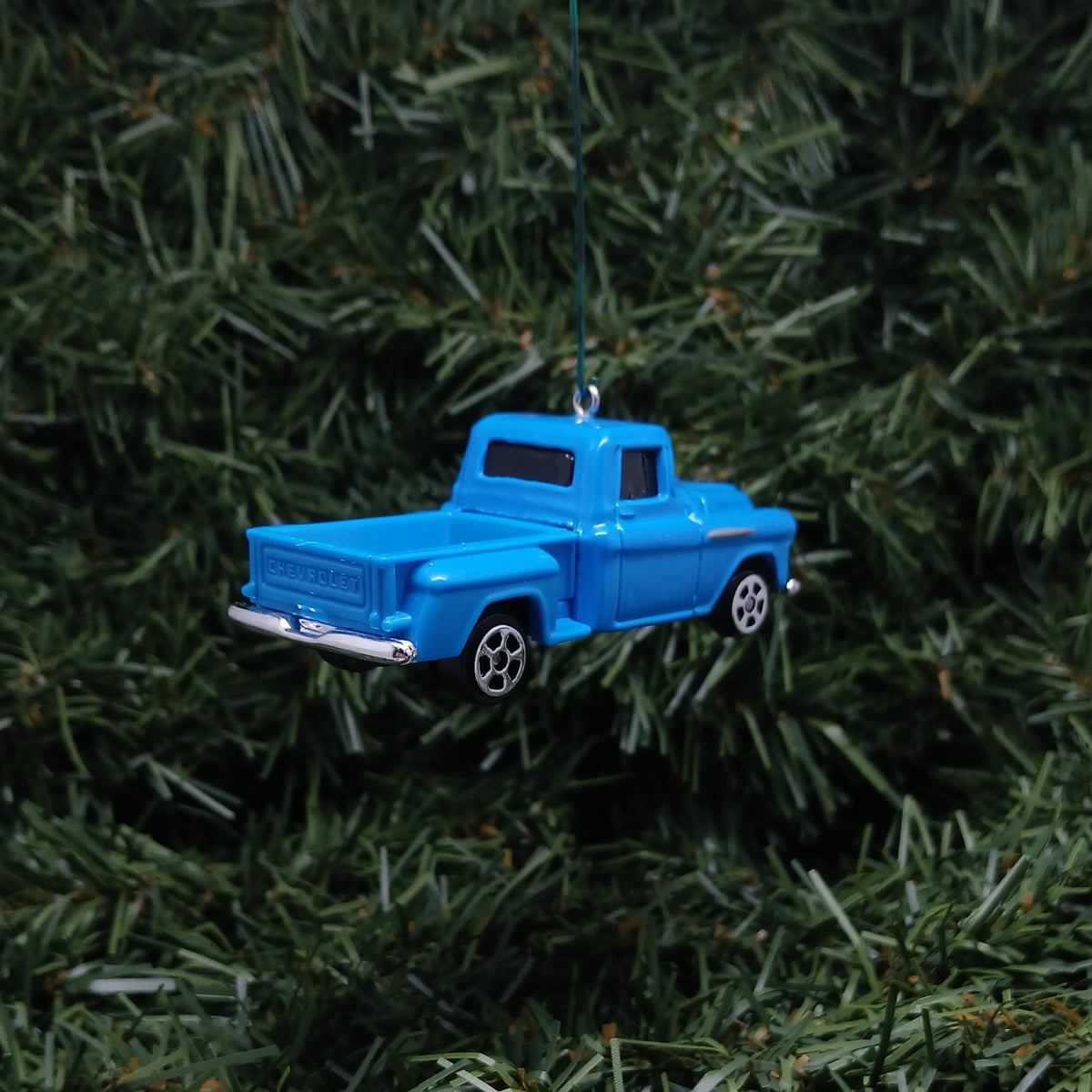Chevy 1957 Truck Ornament Christmas Gift Idea Chevrolet Pickup Xmas Tree Decoration Blue