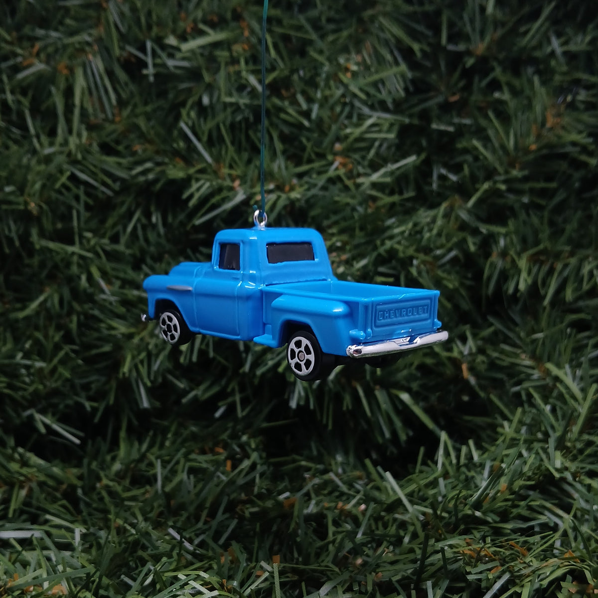 Chevy 1957 Truck Ornament Christmas Gift Idea Chevrolet Pickup Xmas Tree Decoration Blue