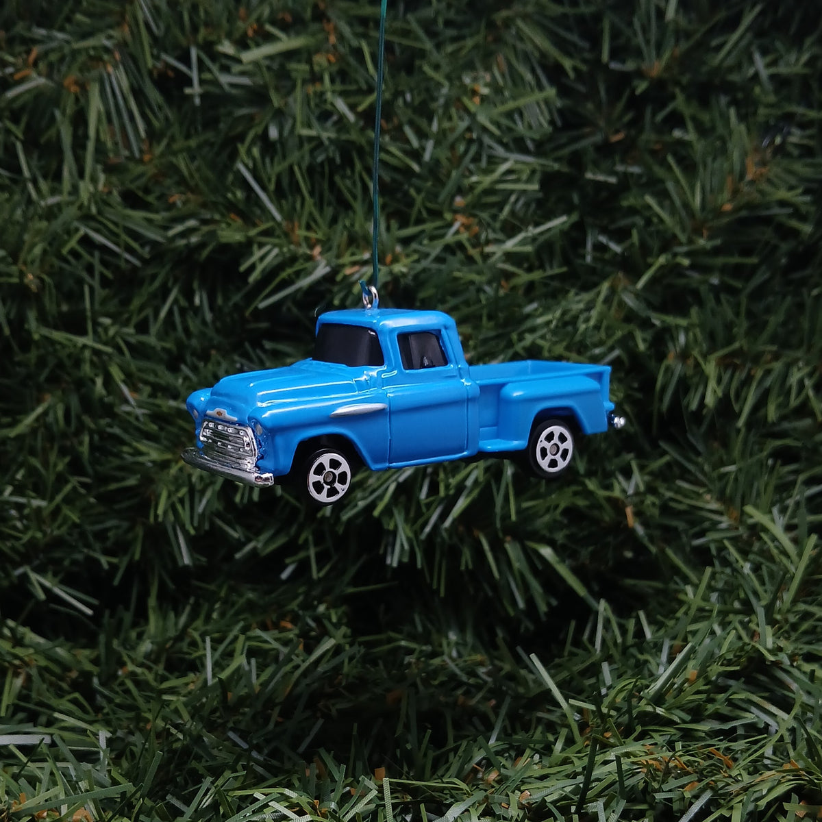 Chevy 1957 Truck Ornament Christmas Gift Idea Chevrolet Pickup Xmas Tree Decoration Blue