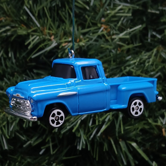 Chevy 1957 Truck Ornament Christmas Gift Idea Chevrolet Pickup Xmas Tree Decoration Blue