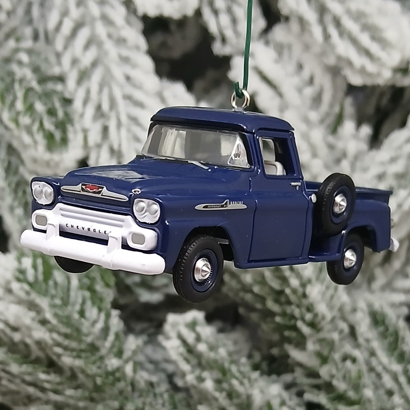 1958 Chevy Apache Truck Ornament Christmas Gift Idea Chevrolet Stepside Pickup Xmas Tree Decoration