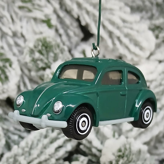VW Beetle 1962 Christmas Ornament Gift Idea Volkswagen Green Xmas Tree Decoration Licensed