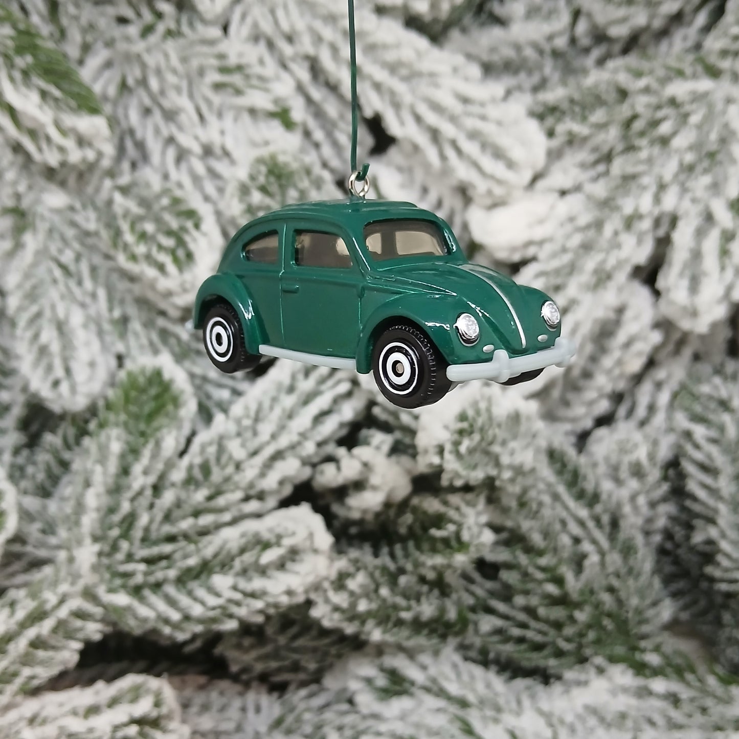 VW Beetle 1962 Christmas Ornament Gift Idea Volkswagen Green Xmas Tree Decoration Licensed