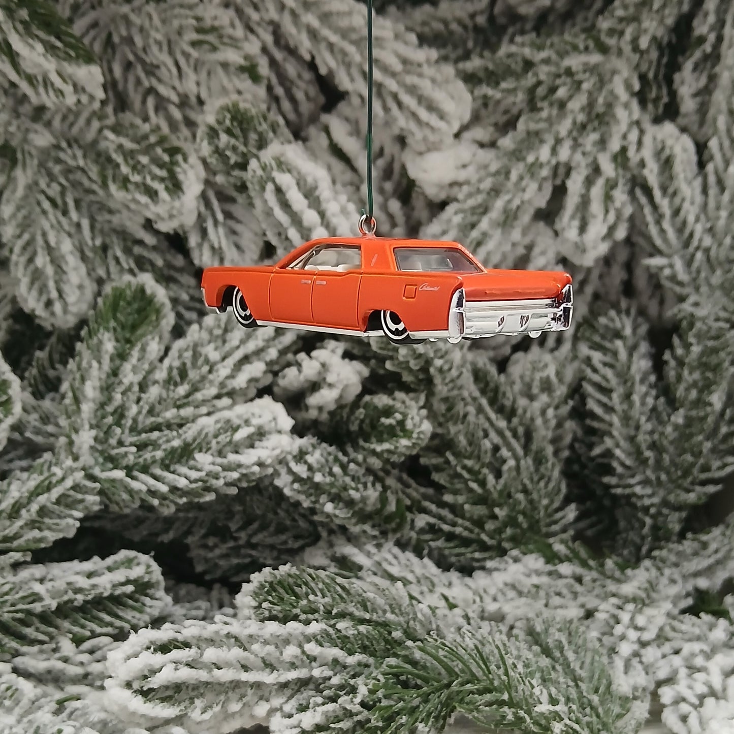 LINCOLN CONTINENTAL 1964 Christmas Tree Decoration Xmas Gift Orange 1961-1969