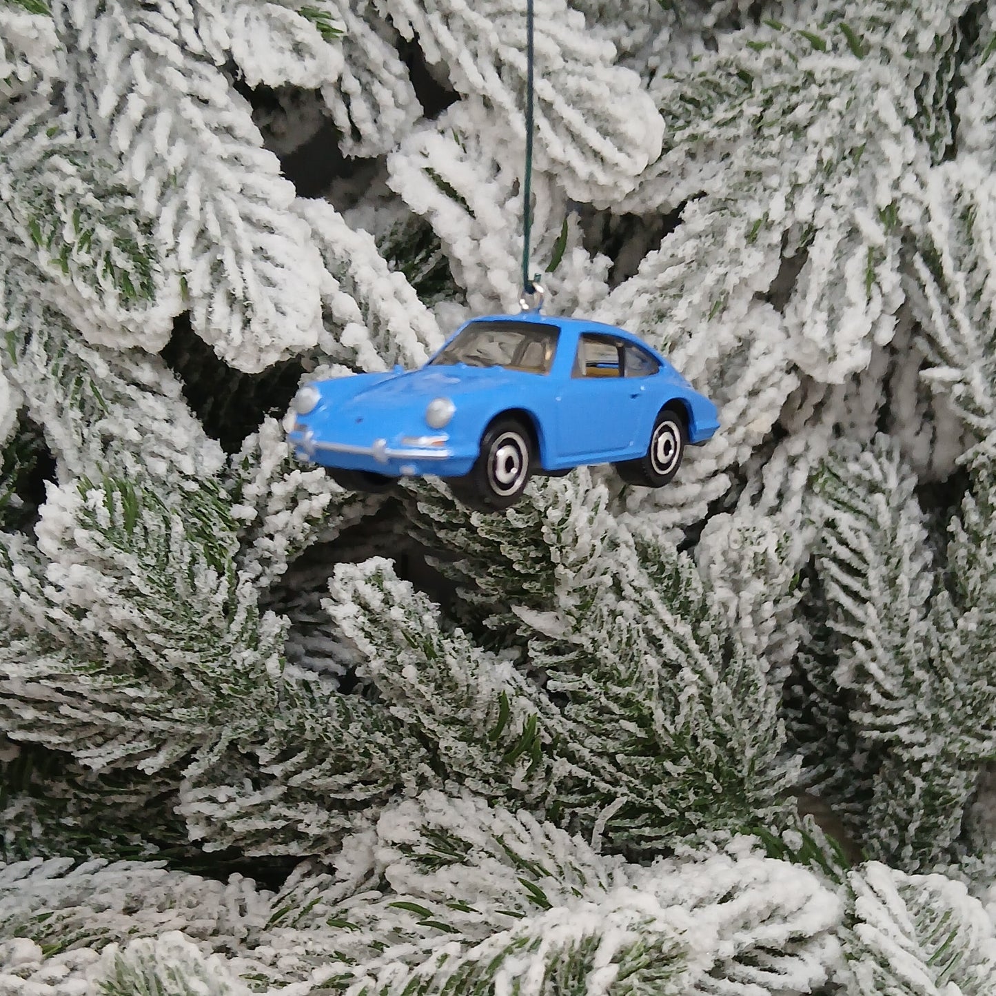 Porsche 1964 911 Ornament Christmas Tree Decoration Unique Gift Blue
