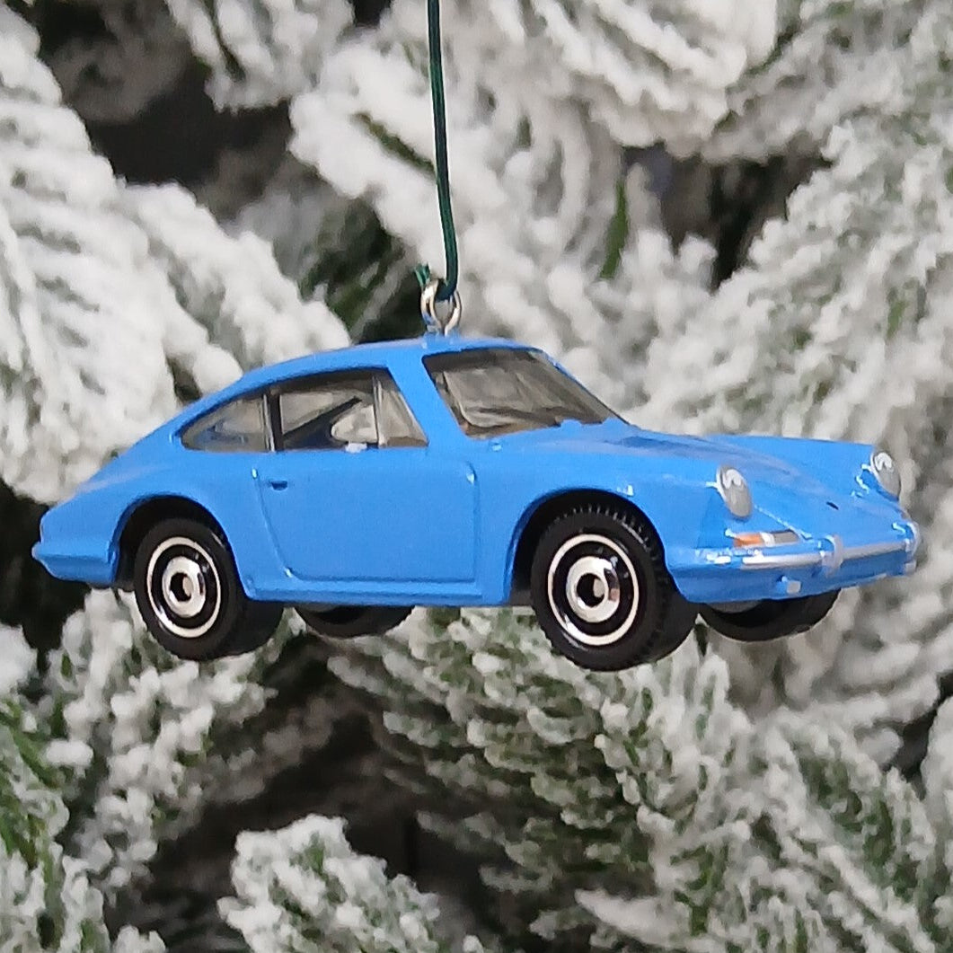 Porsche 1964 911 Ornament Christmas Tree Decoration Unique Gift Blue