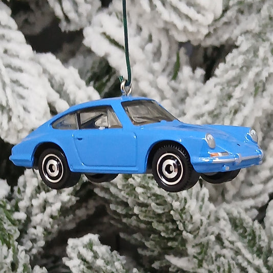 Porsche 1964 911 Ornament Christmas Tree Decoration Unique Gift Blue