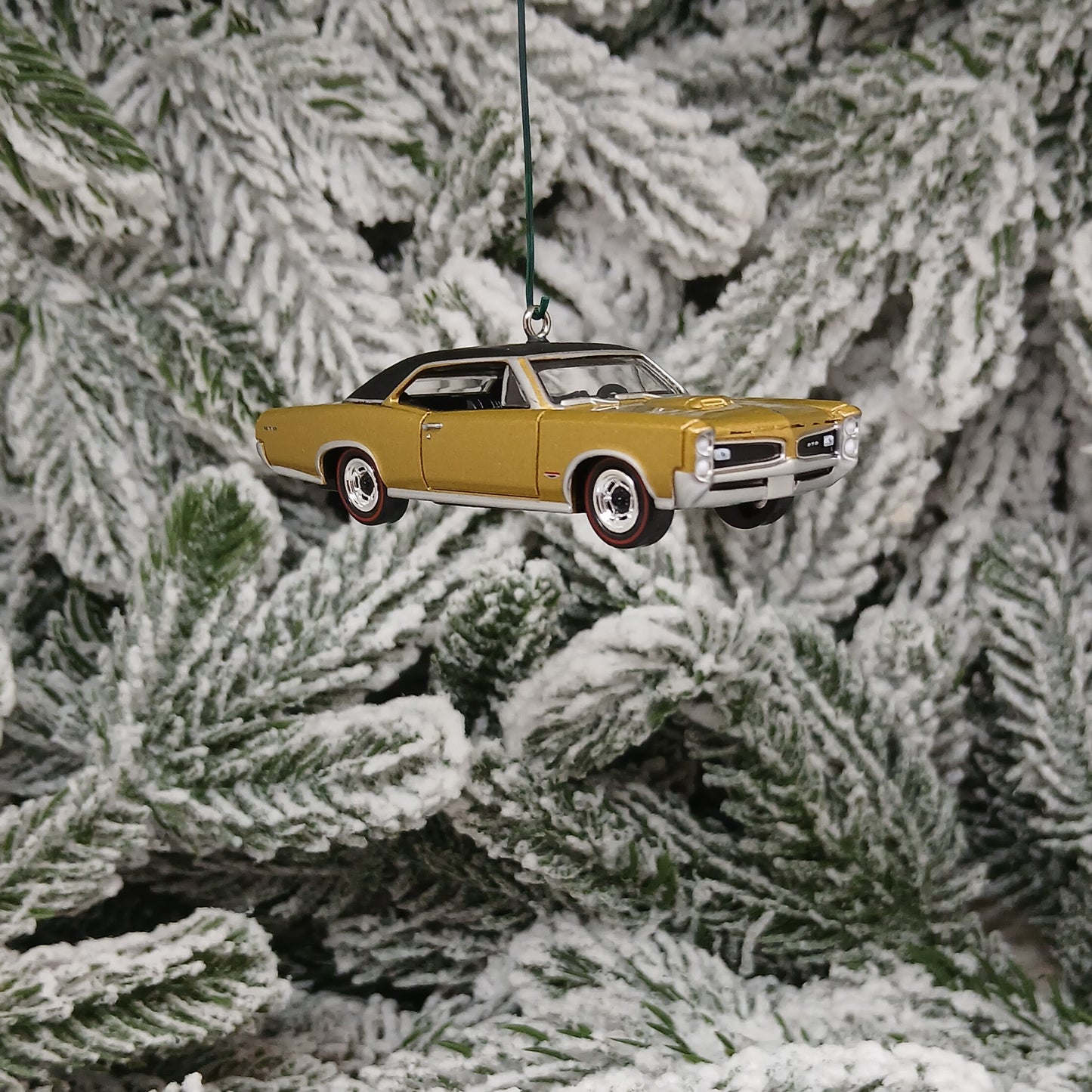 Pontiac 1966 GTO Ornament Christmas Gift Xmas Tree Decoration Classic Muscle Car
