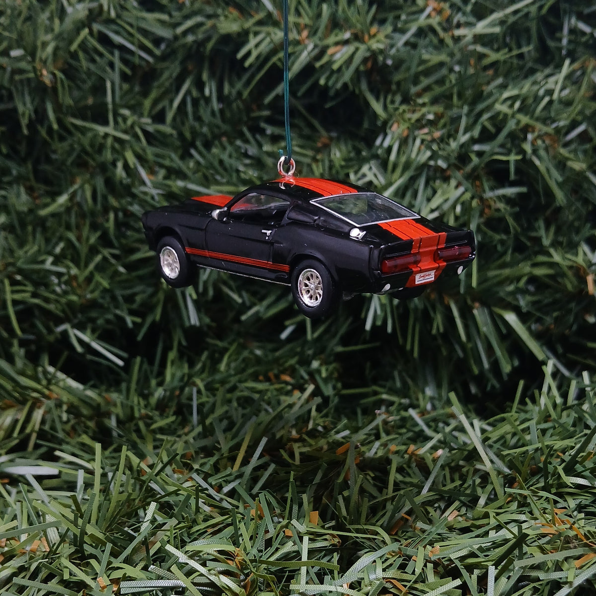 Ford 1967 Mustang Fastback Ornament Christmas Gift Xmas Tree Decoration Black