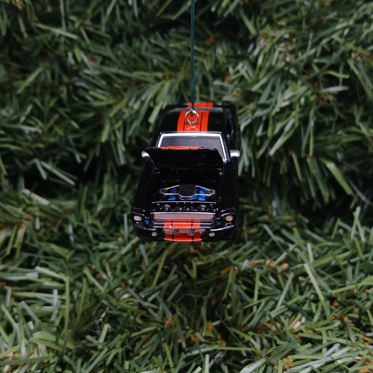 Ford 1967 Mustang Fastback Ornament Christmas Gift Xmas Tree Decoration Black