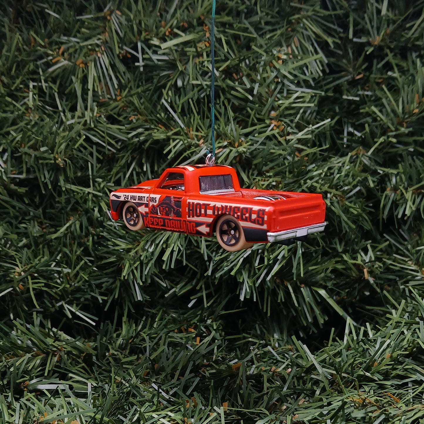 1967 Chevy C-10 Truck Ornament Christmas Gift Xmas Tree Decoration C10 Chevrolet Pickup Tan Red