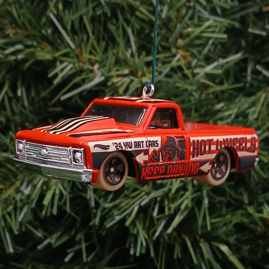 1967 Chevy C-10 Truck Ornament Christmas Gift Xmas Tree Decoration C10 Chevrolet Pickup Tan Red