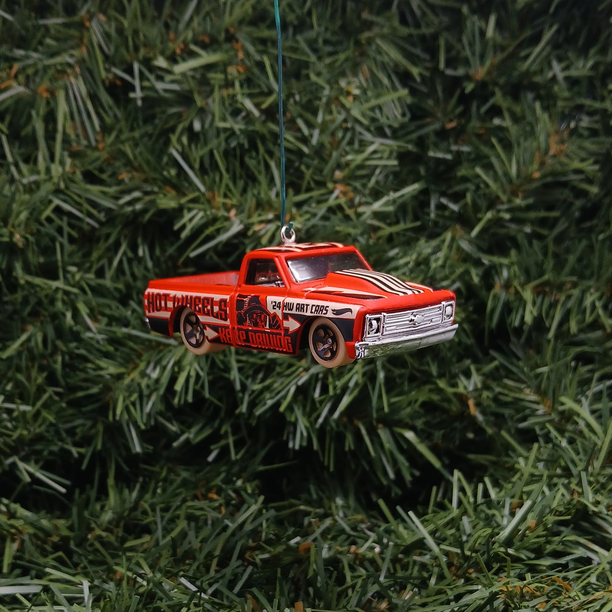 1967 Chevy C-10 Truck Ornament Christmas Gift Xmas Tree Decoration C10 Chevrolet Pickup Tan Red