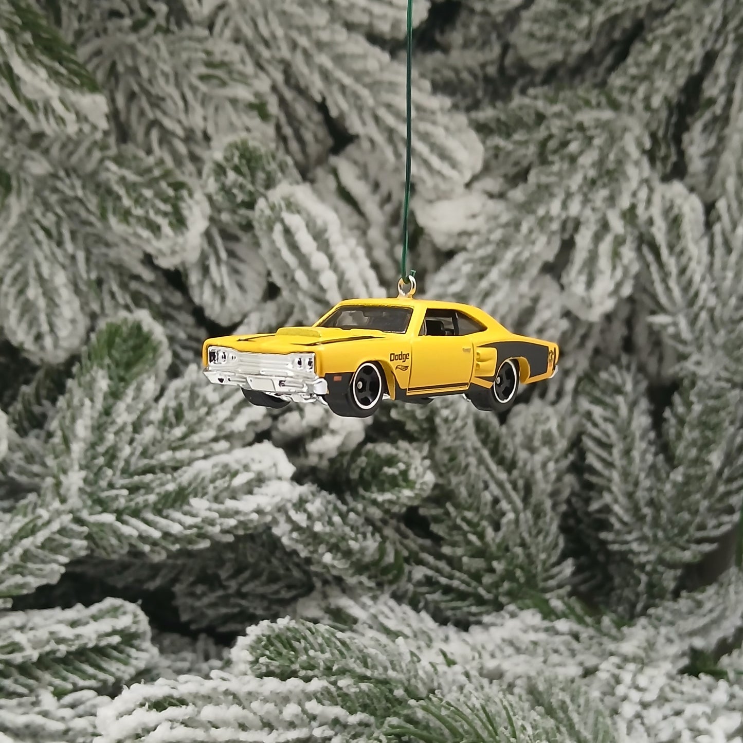 Dodge 1969 Super Bee Ornament Christmas Gift Mopar Yellow Coronet 1968