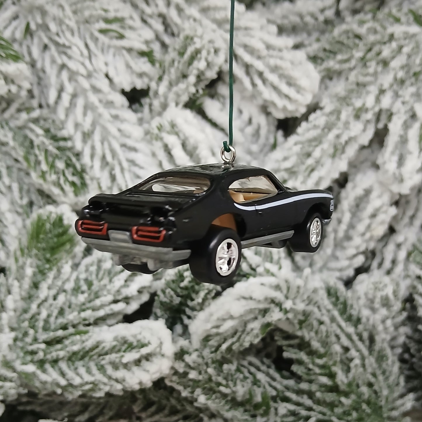 PONTIAC GTO JUDGE 1969 Ornament Christmas Tree Decoration Xmas Gift Black