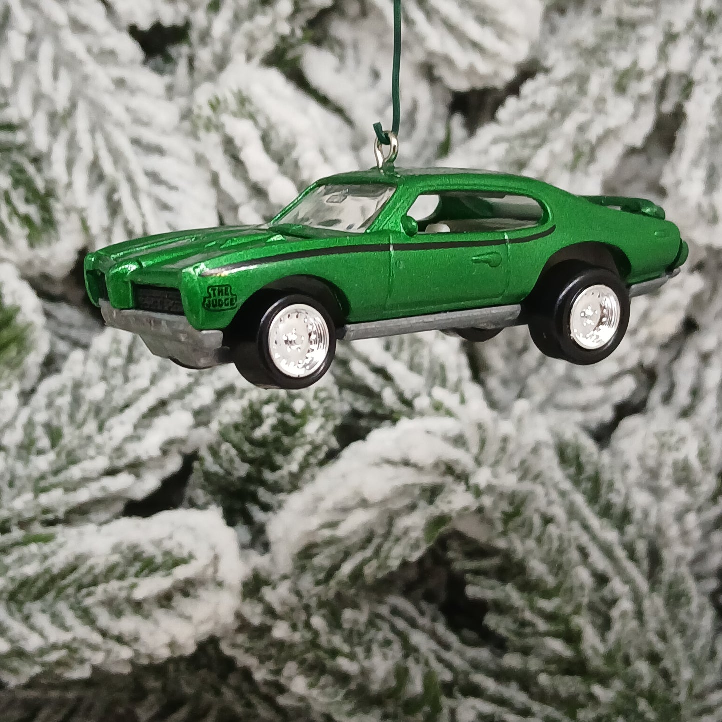 PONTIAC GTO JUDGE 1969 Ornament Christmas Tree Decoration Unique Gift Green