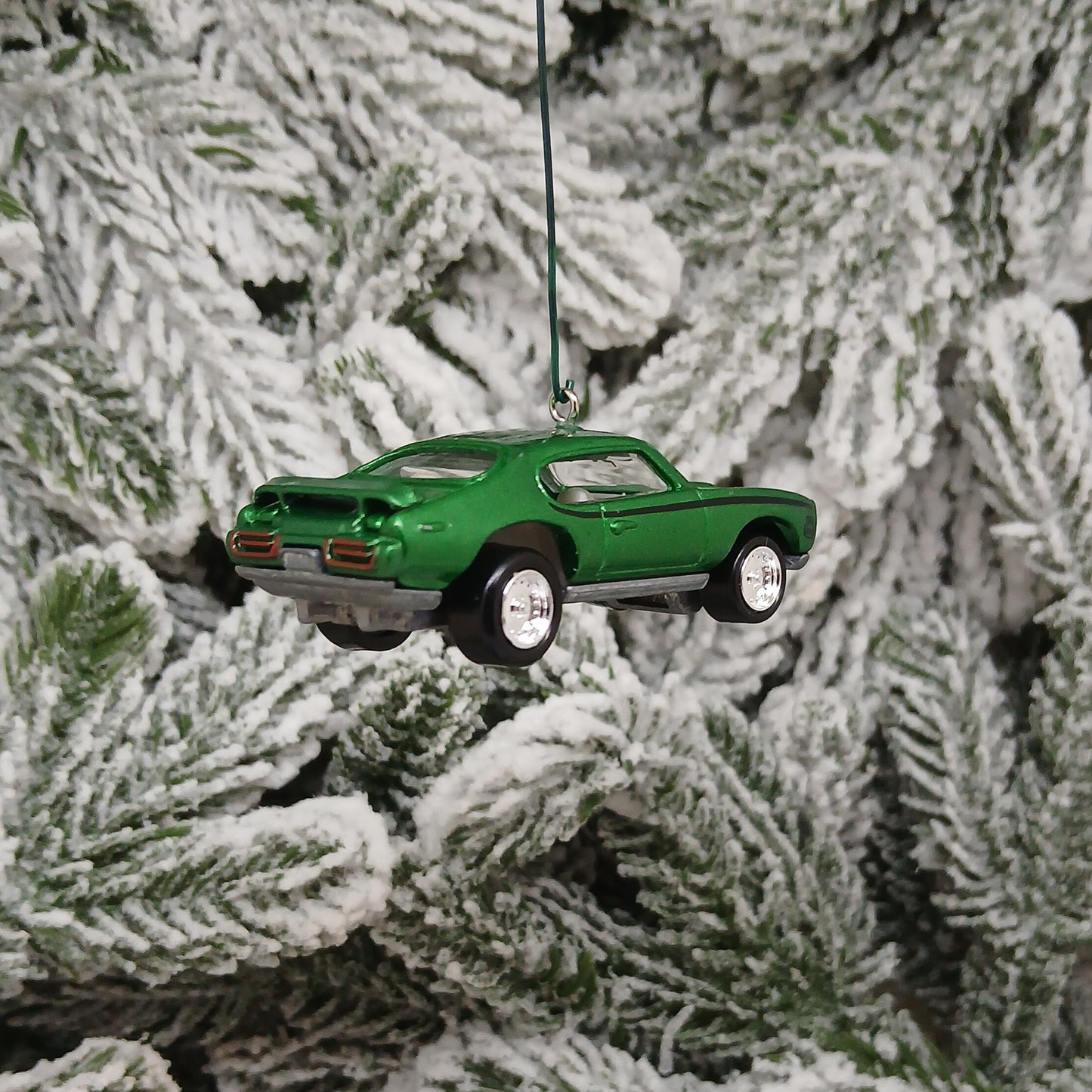 PONTIAC GTO JUDGE 1969 Ornament Christmas Tree Decoration Unique Gift Green