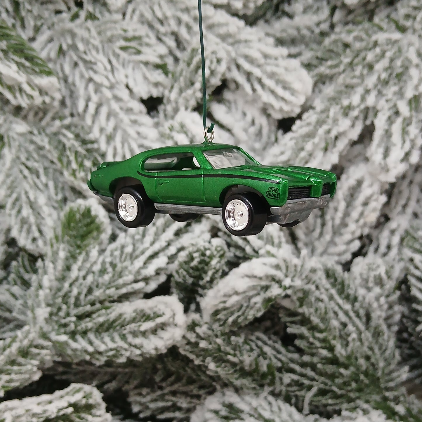 PONTIAC GTO JUDGE 1969 Ornament Christmas Tree Decoration Unique Gift Green