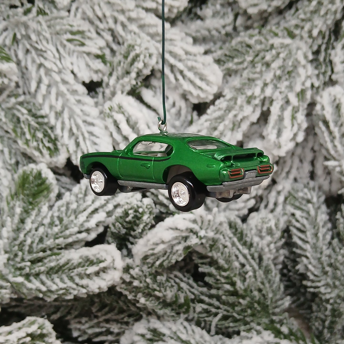 PONTIAC GTO JUDGE 1969 Ornament Christmas Tree Decoration Unique Gift Green