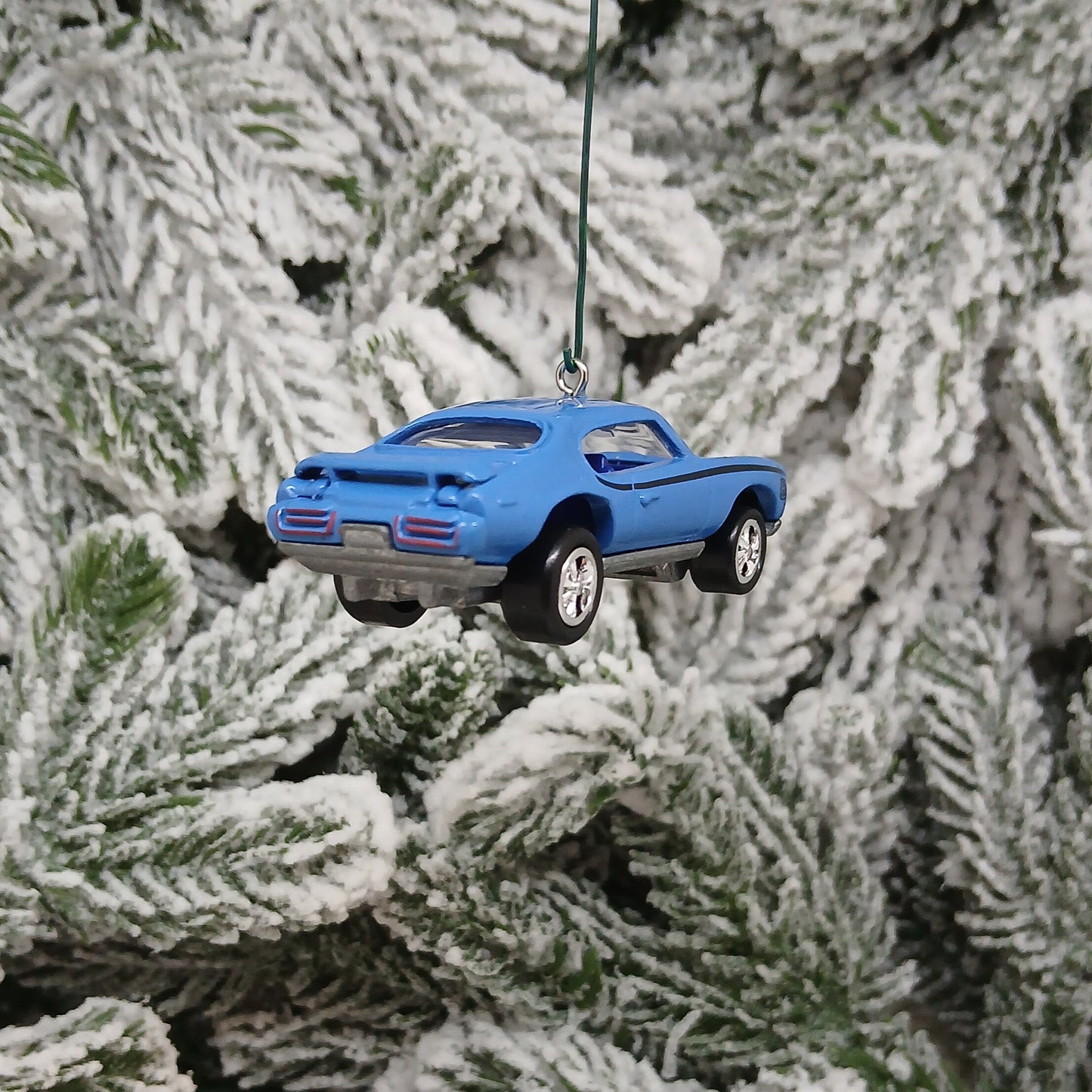 PONTIAC GTO JUDGE 1969 Ornament Christmas Tree Decoration Unique Gift Idea Blue