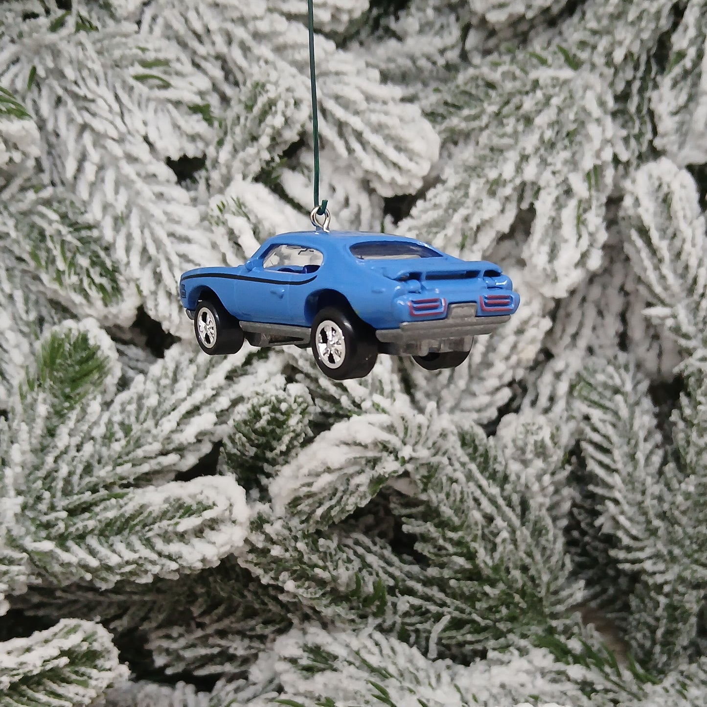 PONTIAC GTO JUDGE 1969 Ornament Christmas Tree Decoration Unique Gift Idea Blue