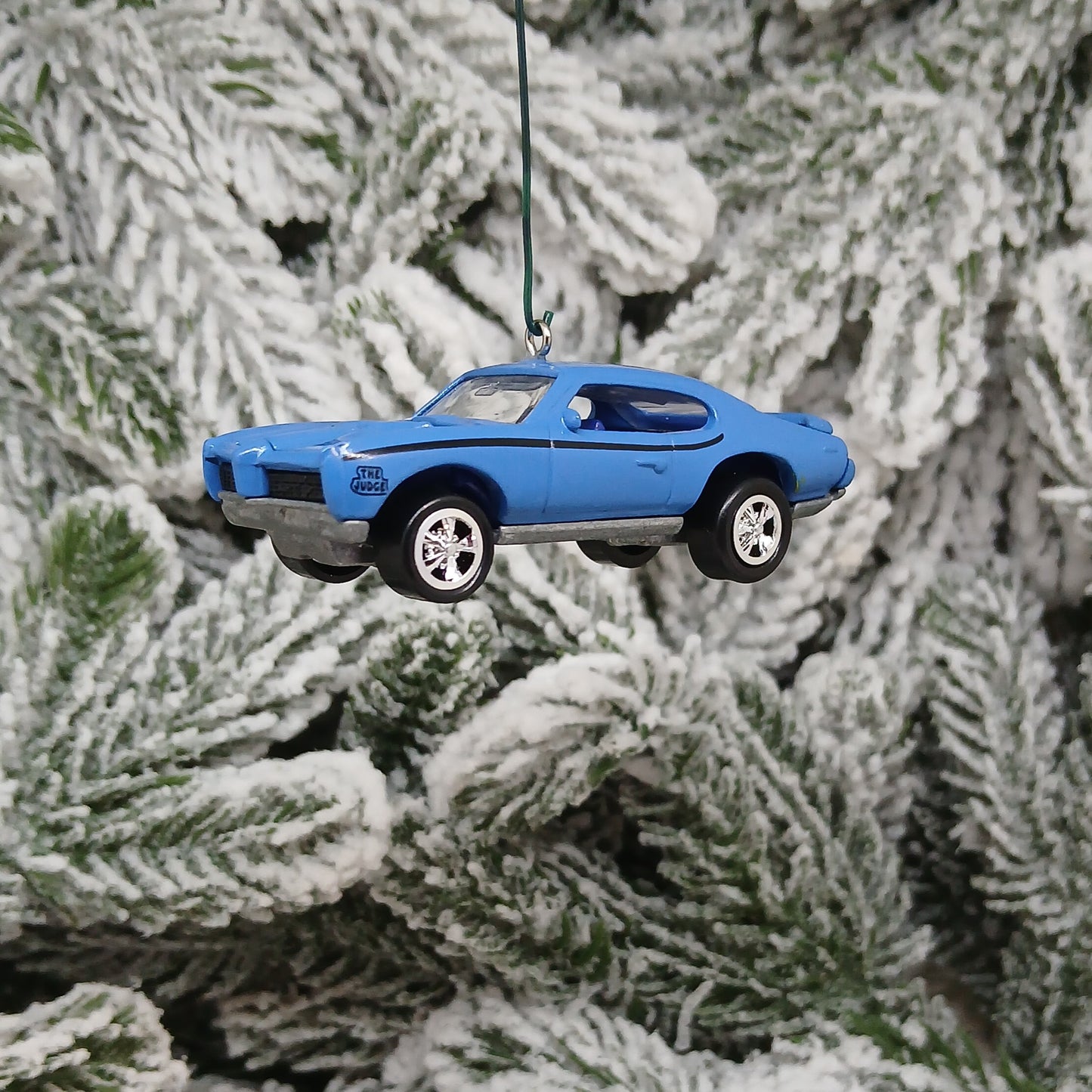 PONTIAC GTO JUDGE 1969 Ornament Christmas Tree Decoration Unique Gift Idea Blue