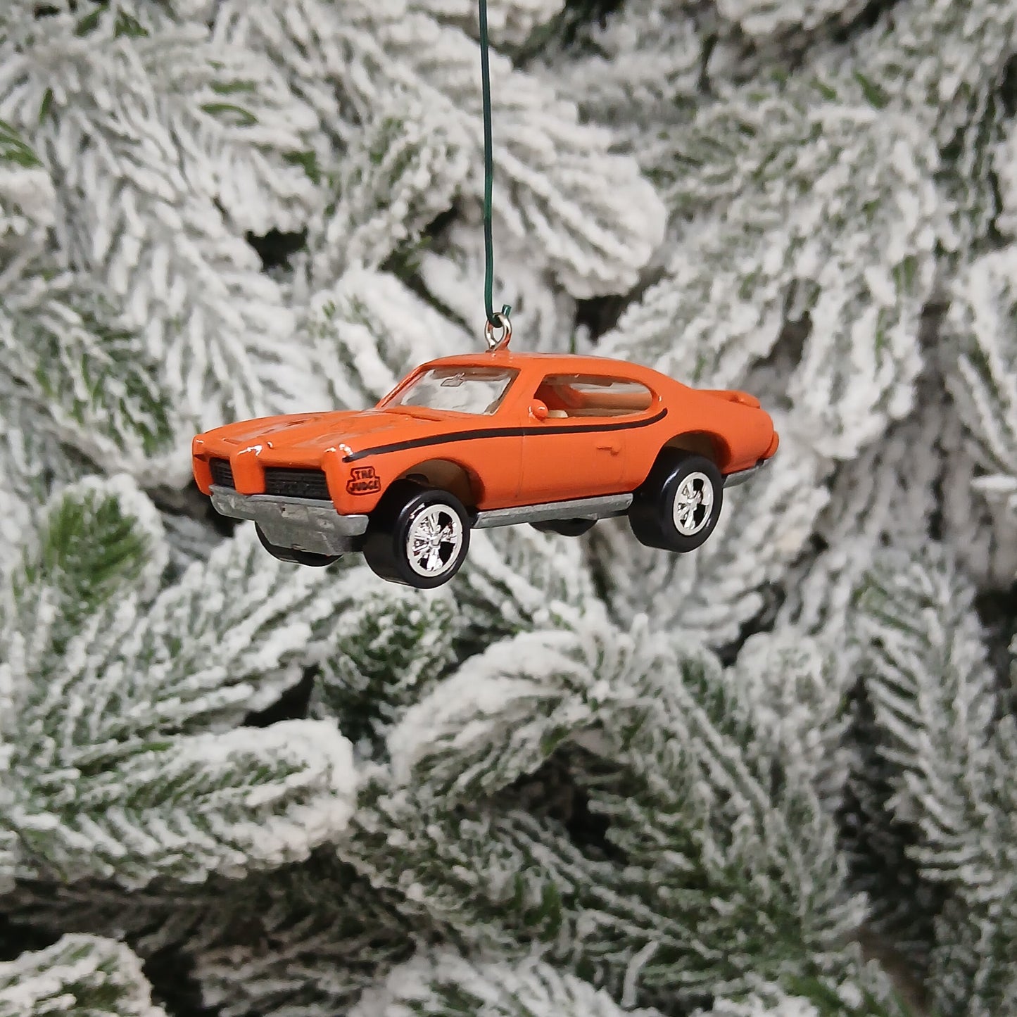 PONTIAC GTO JUDGE 1969 Ornament Christmas Tree Decoration Unique Gift Idea Orange