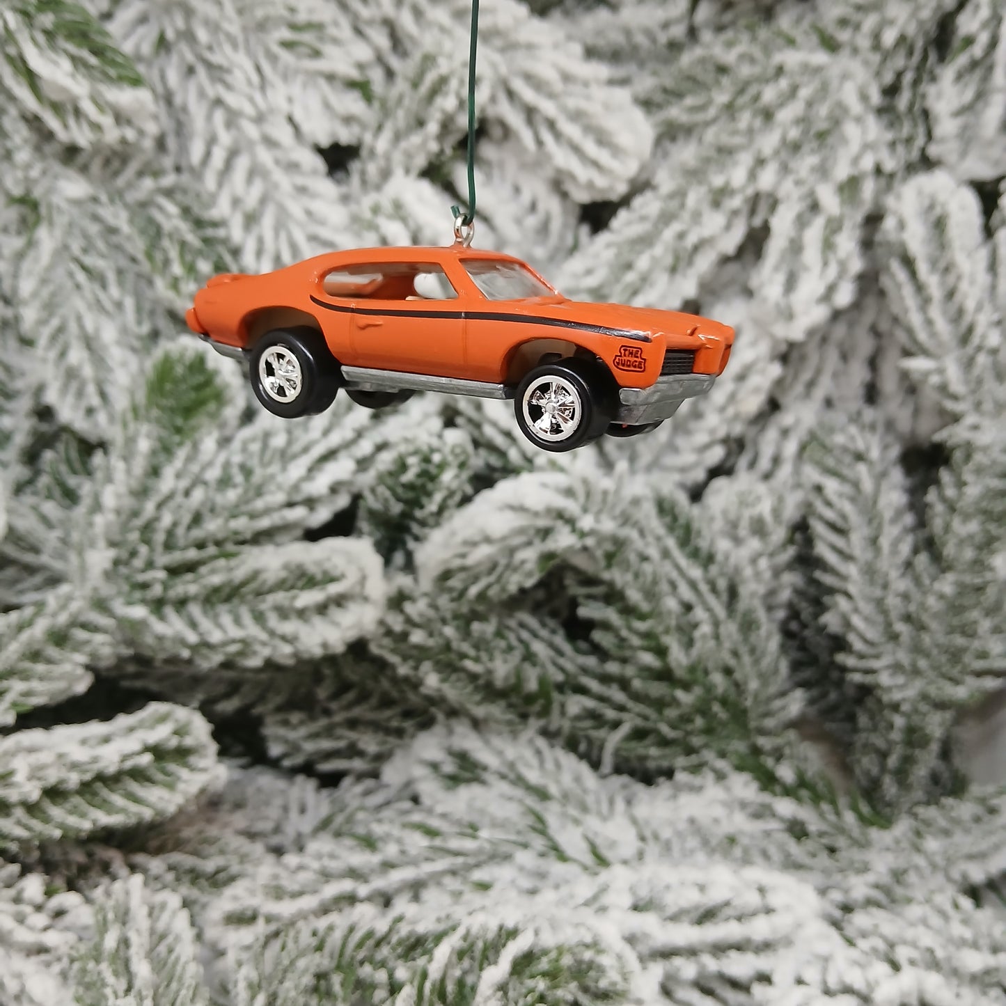 PONTIAC GTO JUDGE 1969 Ornament Christmas Tree Decoration Unique Gift Idea Orange