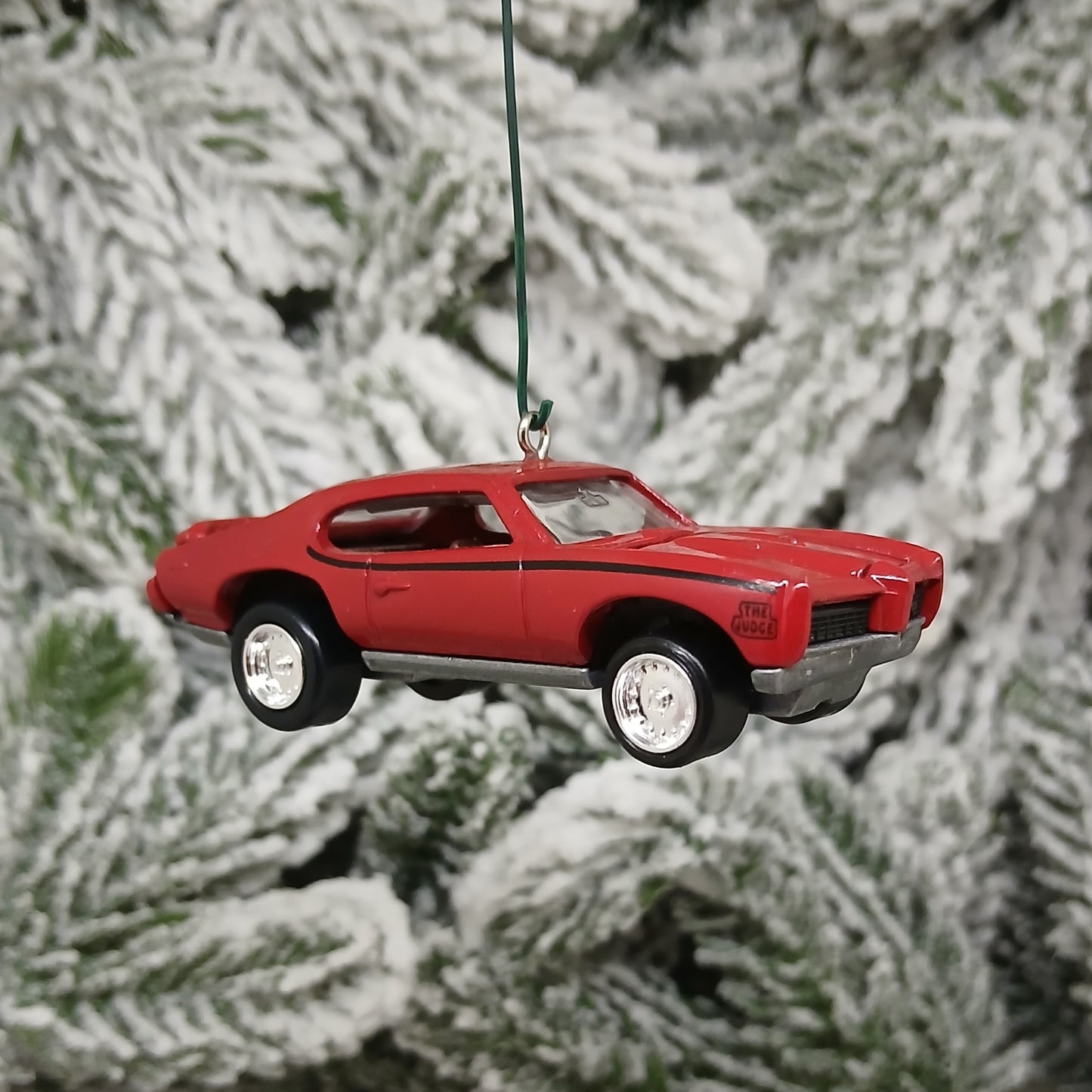 PONTIAC GTO JUDGE 1969 Ornament Christmas Tree Decoration Unique Gift Idea Red