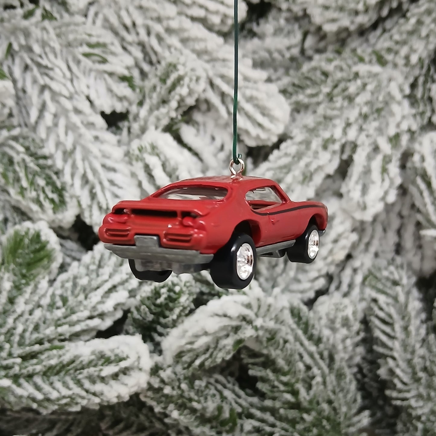 PONTIAC GTO JUDGE 1969 Ornament Christmas Tree Decoration Unique Gift Idea Red