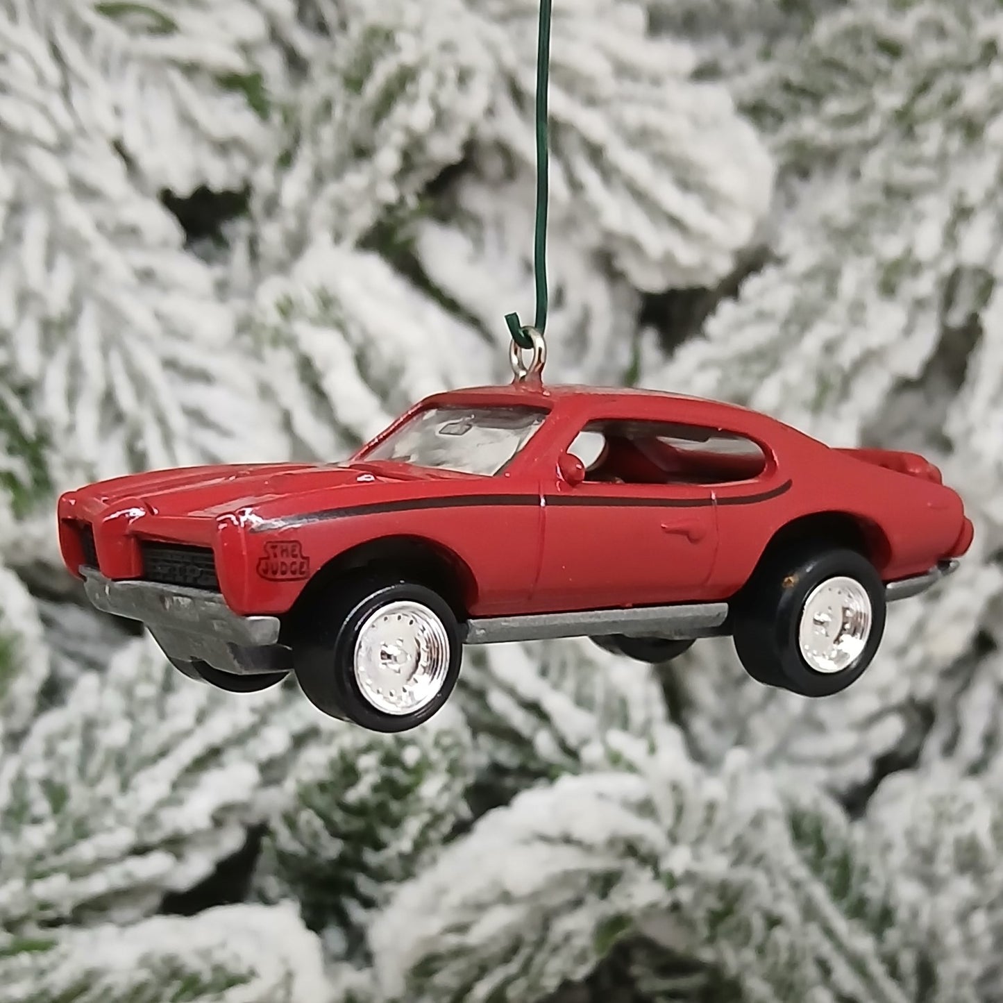 PONTIAC GTO JUDGE 1969 Ornament Christmas Tree Decoration Unique Gift Idea Red