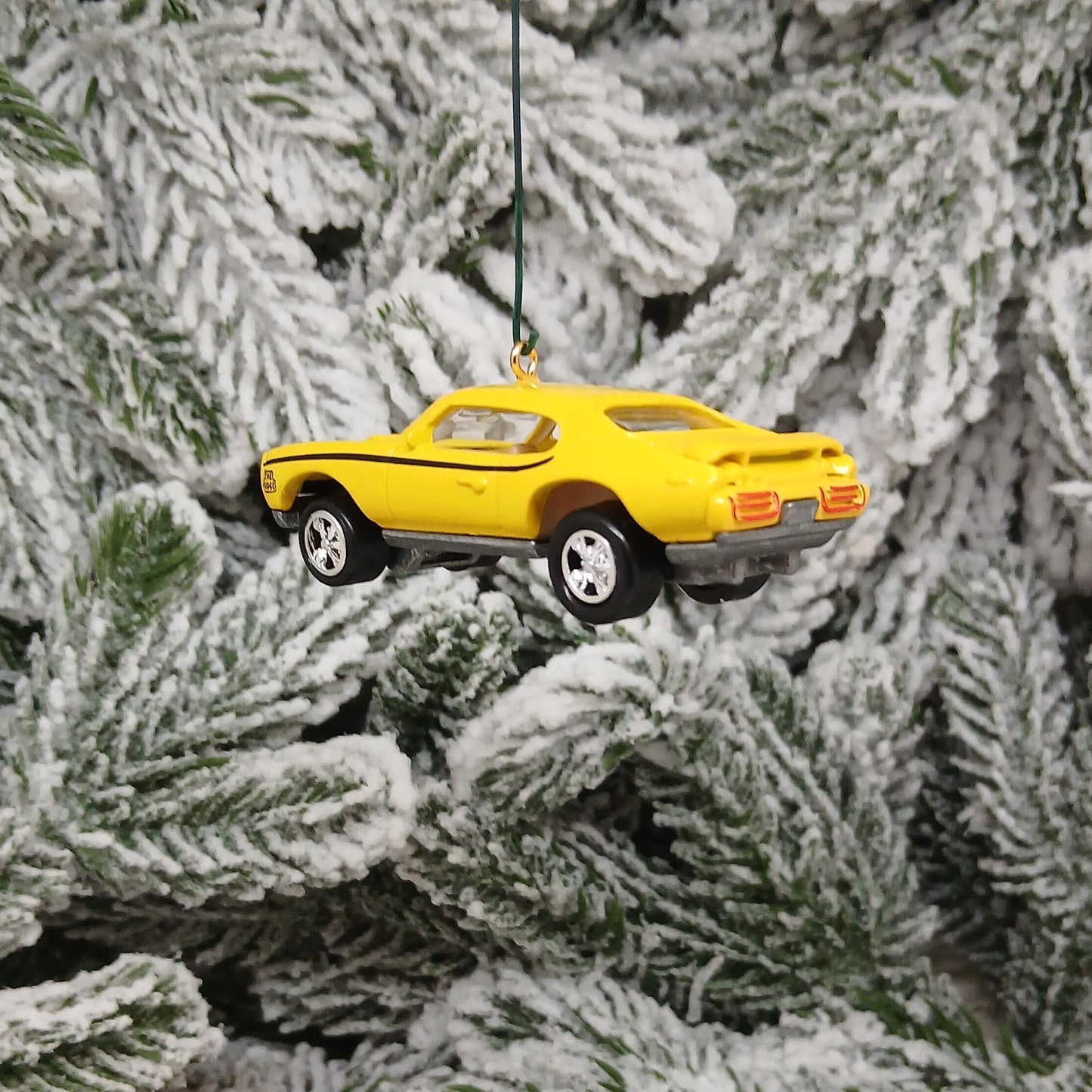 PONTIAC GTO JUDGE 1969 Ornament Christmas Tree Decoration Unique Gift Yellow