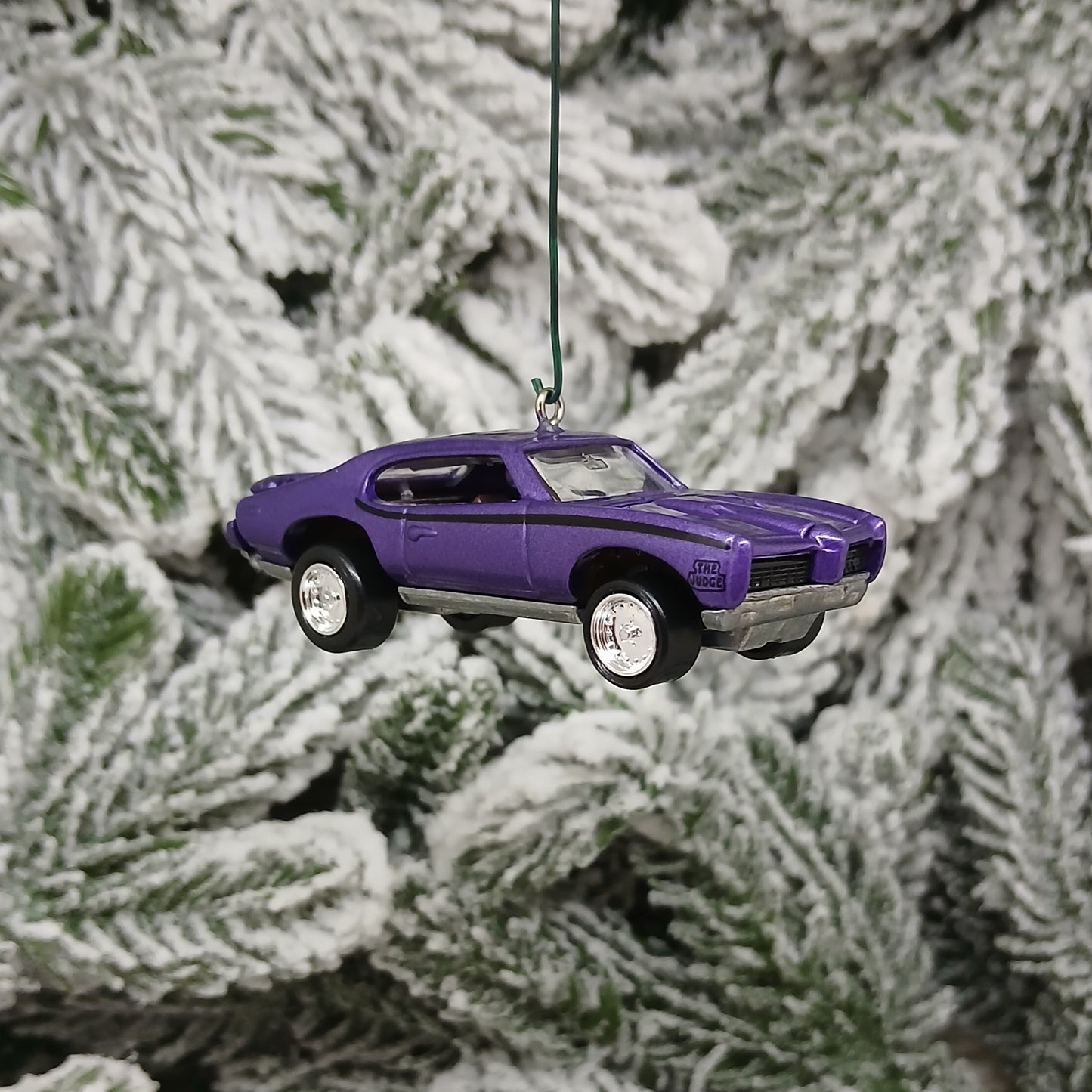 PONTIAC GTO JUDGE 1969 Ornament Christmas Tree Decoration Unique Gift Purple