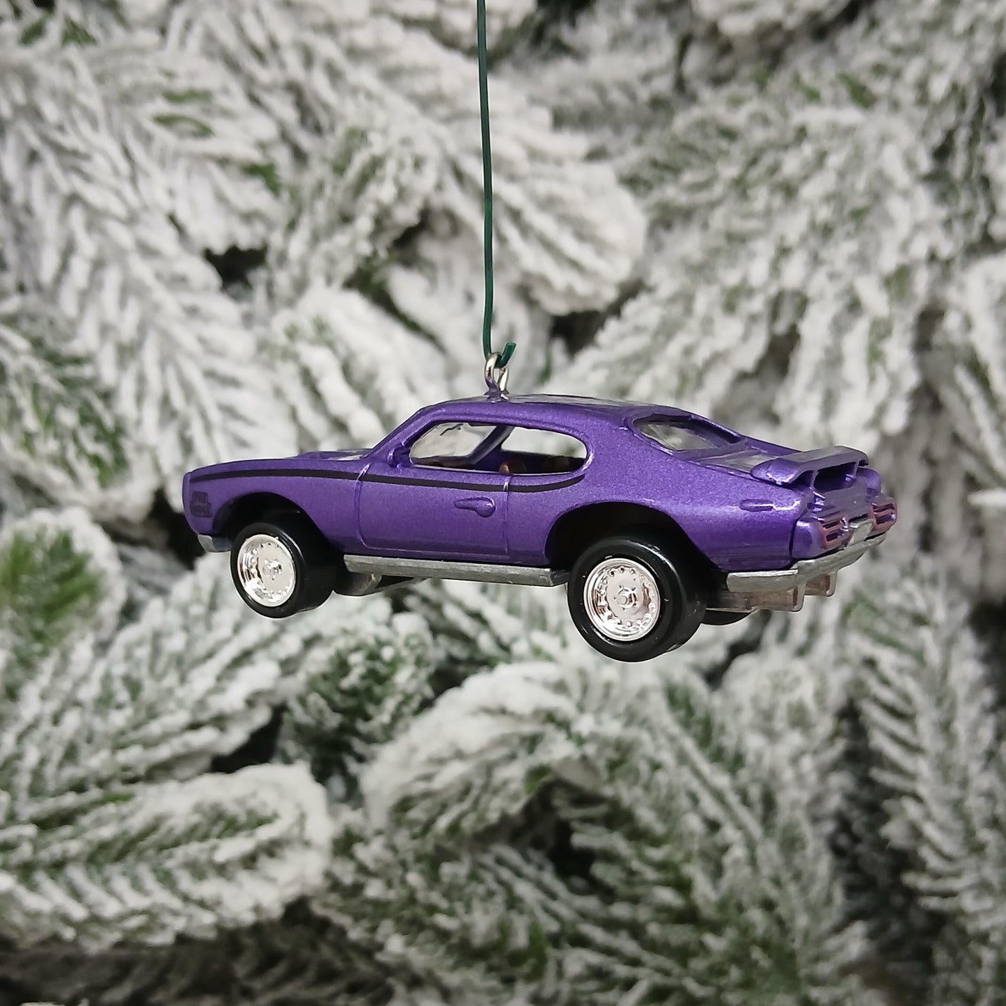 PONTIAC GTO JUDGE 1969 Ornament Christmas Tree Decoration Unique Gift Purple