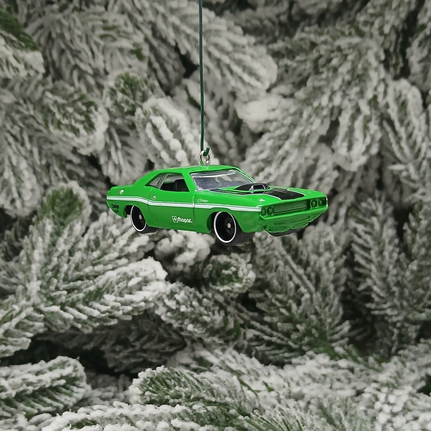 Dodge 1970 Challenger Ornament Christmas Gift Xmas Tree Decoration Mopar Green