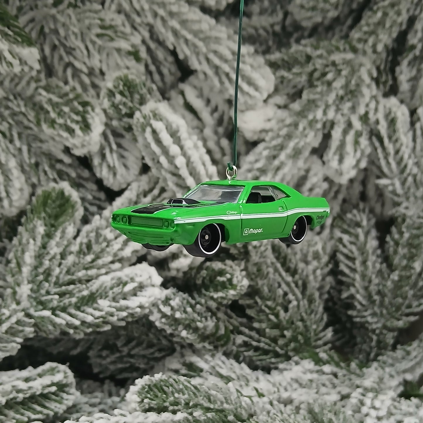 Dodge 1970 Challenger Ornament Christmas Gift Xmas Tree Decoration Mopar Green