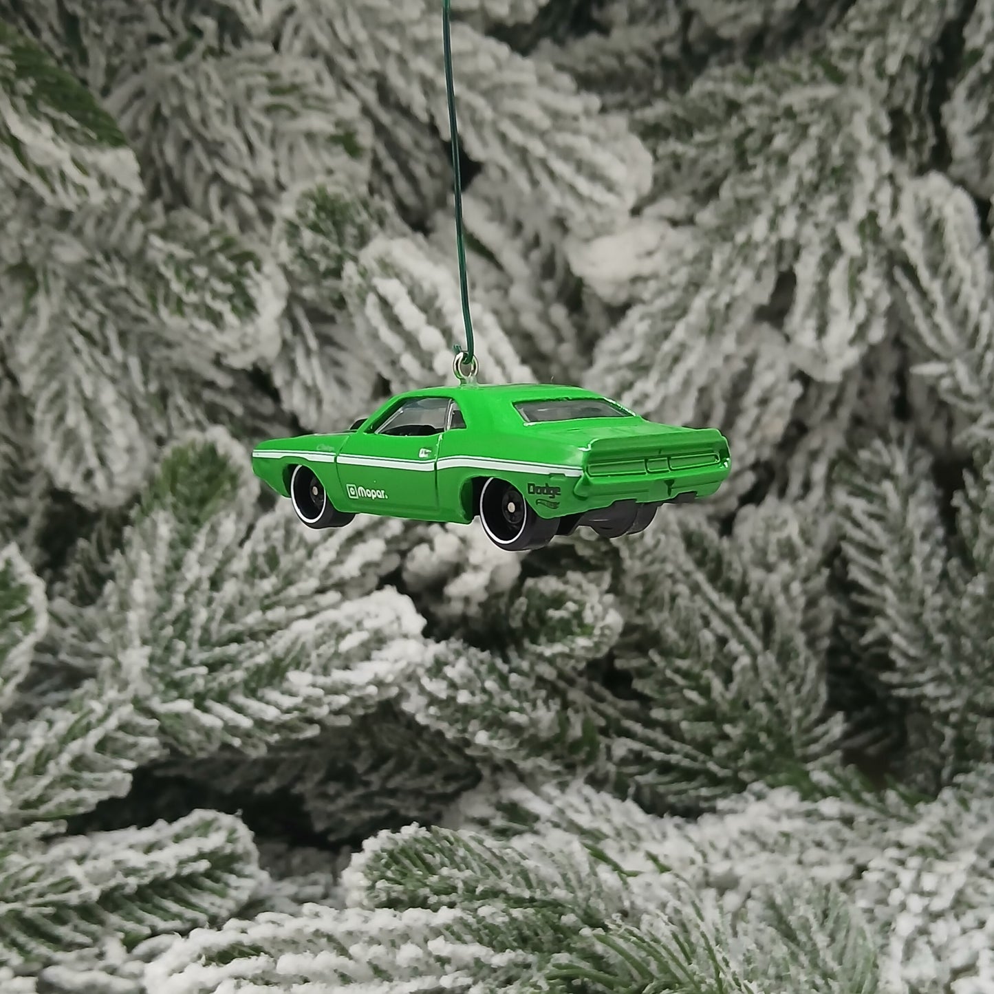 Dodge 1970 Challenger Ornament Christmas Gift Xmas Tree Decoration Mopar Green