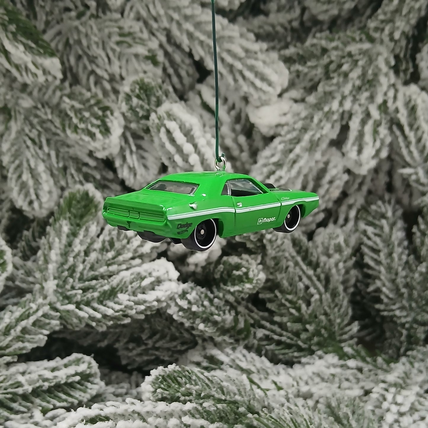 Dodge 1970 Challenger Ornament Christmas Gift Xmas Tree Decoration Mopar Green