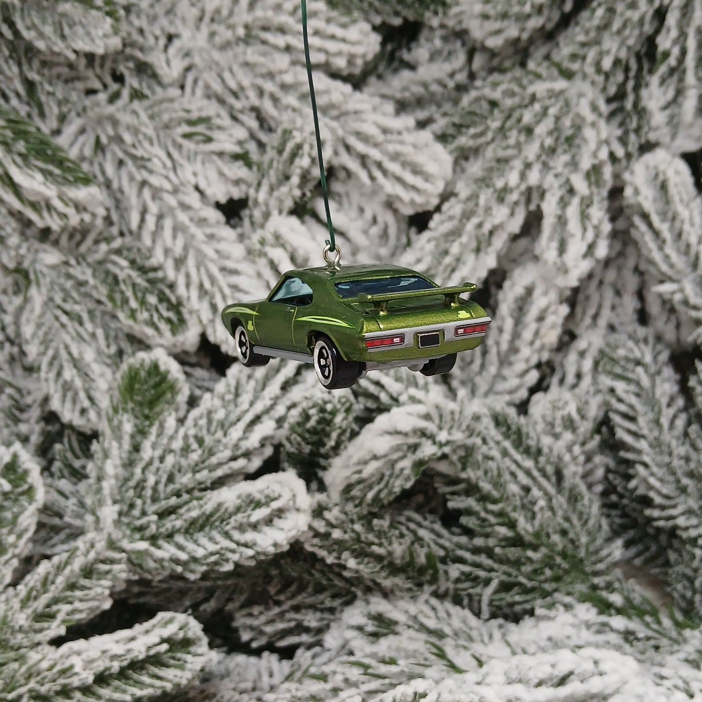PONTIAC GTO 1970 Ornament Christmas Tree Decoration Unique Gift The Judge Green