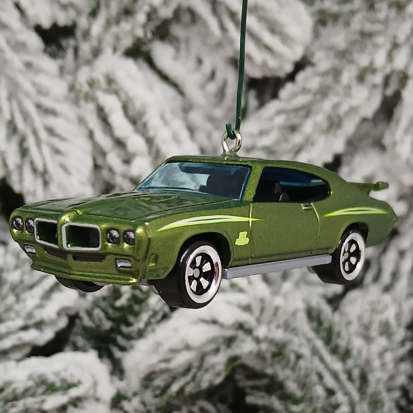 PONTIAC GTO 1970 Ornament Christmas Tree Decoration Unique Gift The Judge Green