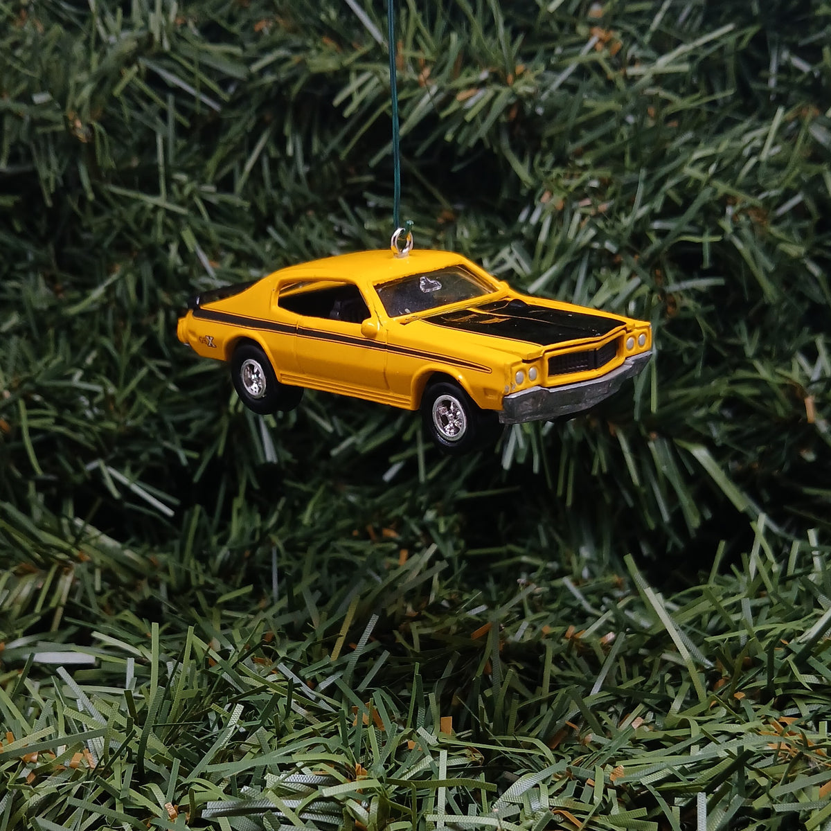 Buick GSX Ornament 1970 Muscle Car Christmas Decoration Classic Car Gift Idea Yellow/Black