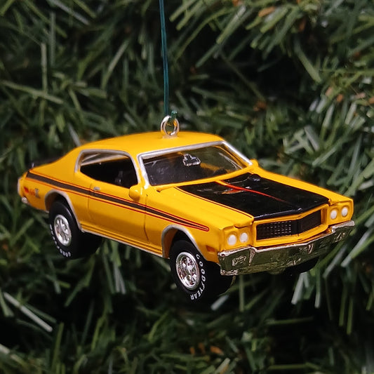Buick GSX Ornament 1970 Muscle Car Christmas Decoration Classic Car Gift Idea Yellow/Black/Red